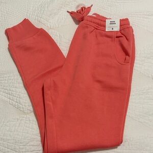 Kids Coral Jogger Pants